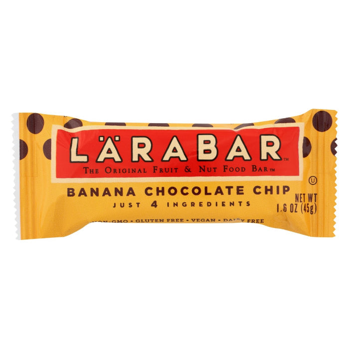 Larabar - Banana Chocolate Chip Bar, 1.6 Oz  | Pack of 16