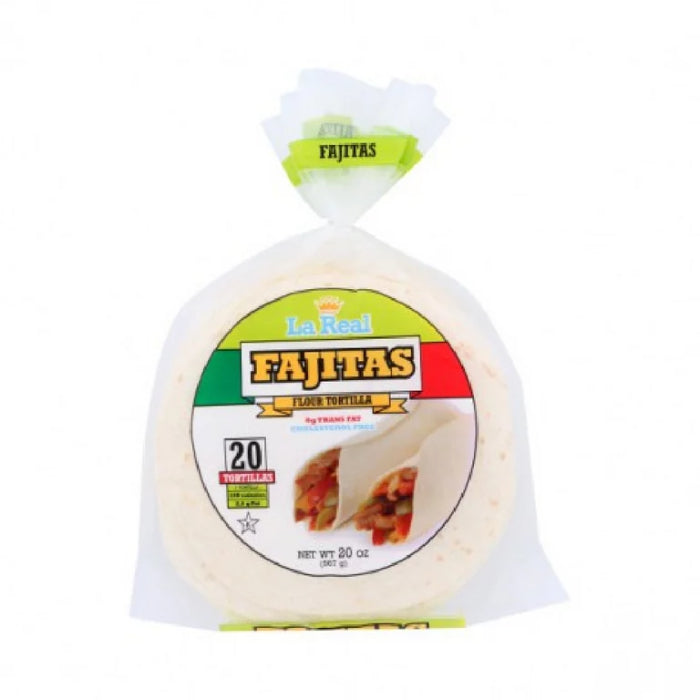 LA REAL TORTILLA FLOUR 6IN 20 OZ - Pack of 12