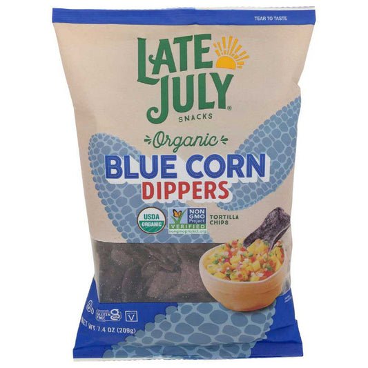 Late July - Organic Blue Corn Dippers, 7.4 Oz - Pack of 9