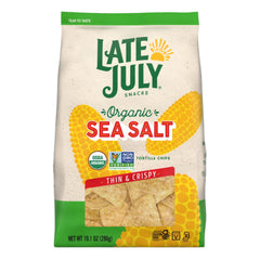 Late July - Organic Sea Salt Tortilla Chips, 10.1 Oz - Pack of 9