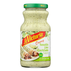 La Victoria - Creamy Tomatillo Lime Enchilada Sauce, 16 Oz - Pack of 6