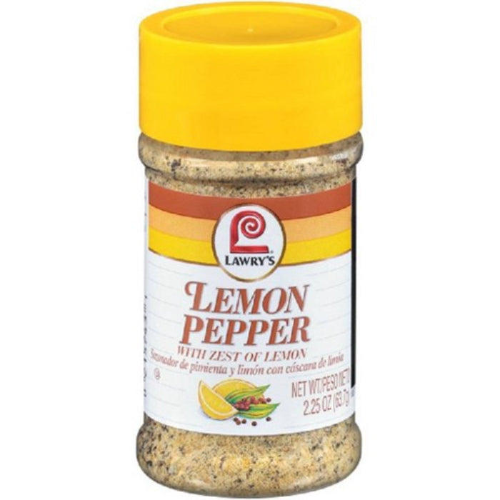 Lawry's - Lemon Pepper, 2.25 Oz - Pack of 12