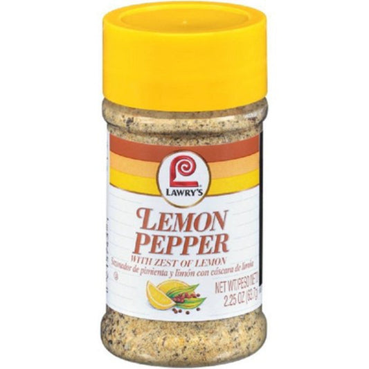 Lawry's - Lemon Pepper, 2.25 Oz - Pack of 12