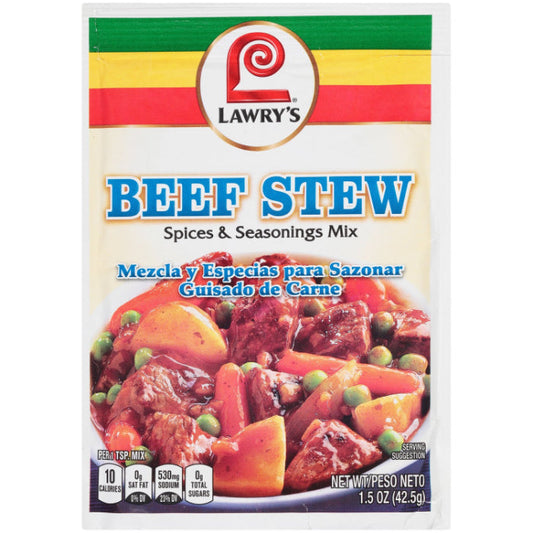 Lawry's - Beef Stew Mix Seasoning, 1.5 Oz - Pack of 12