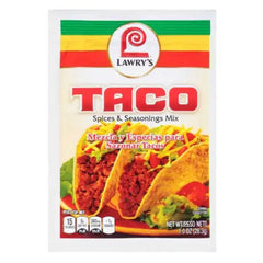 Lawry's - Taco Seasoning Mix, 1 Oz - Pack of 12