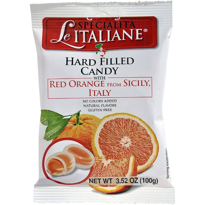 Le Specialita Italiane Candy With Red Orange 3.52 Oz - Pack of 12