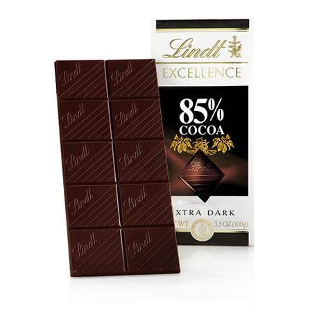 Lindt - Excellence 85% Dark Cocoa Bar, 3.5 Oz | Pack of 12