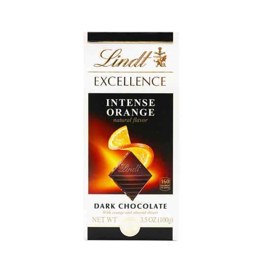 Lindt - Excellence Intense Orange Dark Chocolate Bar, 3.5 Oz  | Pack of 12