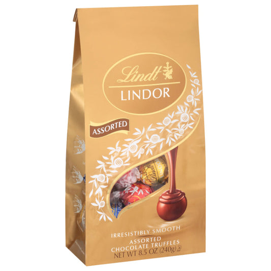 LINDT CHOC LINDOR ASST TRFL BAG 8.5 OZ - Pack of 12