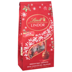 LINDT CHOC LINDOR MLK TRFL BAG 8.5 OZ - Pack of 12