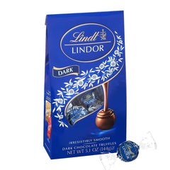 LINDT TRUFFLE BAG DARK CHOC 12PC 5.1 OZ - Pack of 6