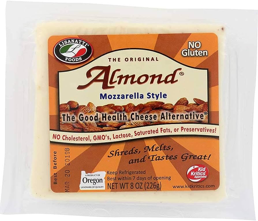 LISANATTI CHEESE SHRD MOZZ ALMND 8 OZ - Pack of 12