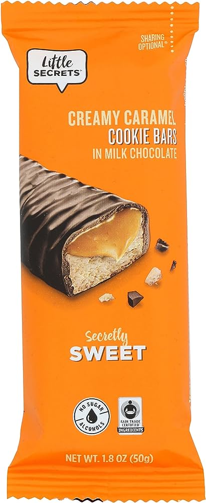 Little Secrets - Creamy Caramels Cookies Bar, 1.8 Oz - Pack of 12