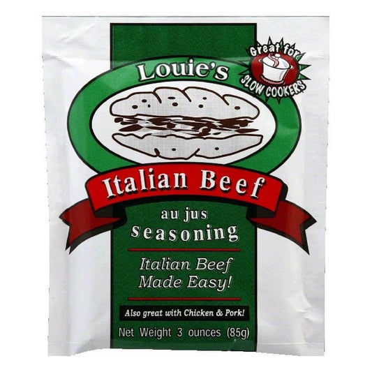 LOUIES SSNNG ITAL BEEF 3 OZ - Pack of 12