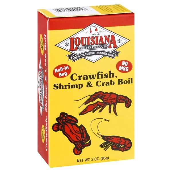 Louisiana Fish Fry - Crawfish Shrimp & Crab Boil, 3 Oz - Pack of 12