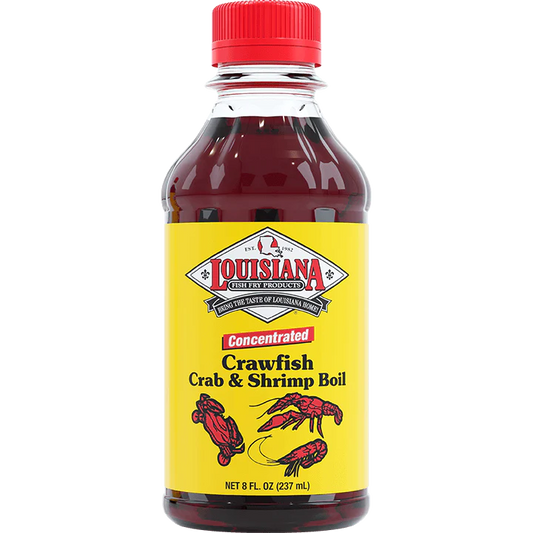 Louisiana Fish Fry - Concentrated Crawfish Crab & Shrimp Boil, 8 Oz - Pack of 12