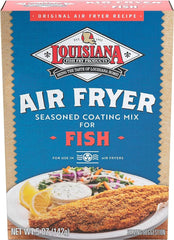 Louisiana Fish Fry - Air Fryer Fish Seasoned Coating Mix, 5 Oz - Pack of 6