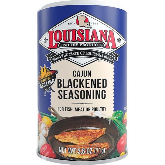 Louisiana Fish Fry - Cajun Blackened Seasoning, 2.5 Oz - Pack of 12