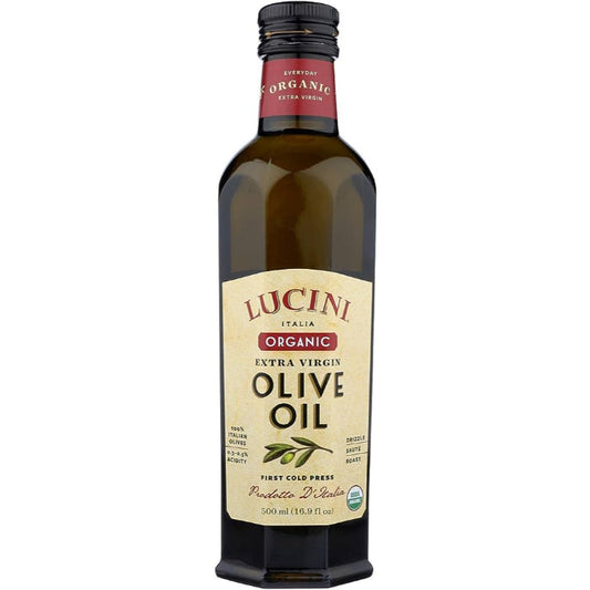 Lucini - Everyday Organic Extra Virgin Olive Oil, 17 Oz - Pack of 6