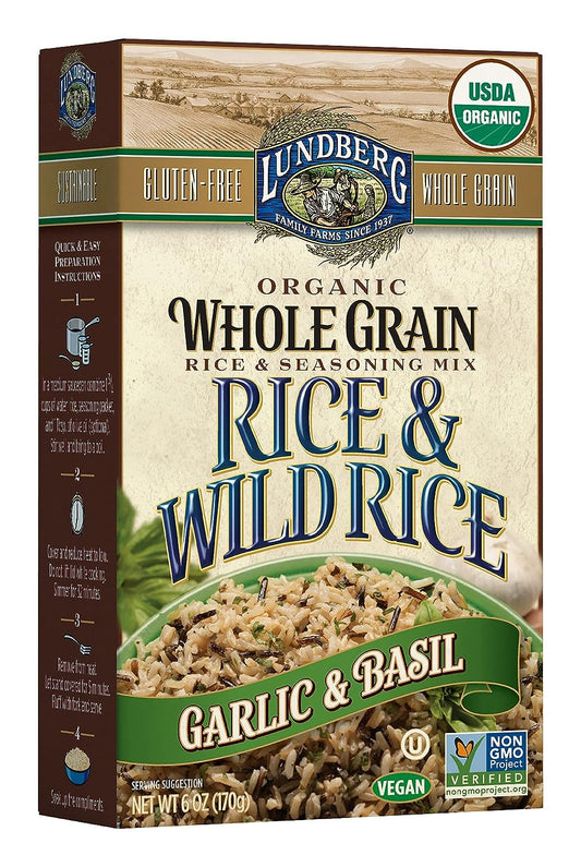 LUNDBERG MIX RICE WG & WLD RICE GR 6 OZ - Pack of 6