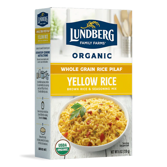 LUNDBERG MIX RICE WHLGRN YLLW ORG 6 OZ - Pack of 6