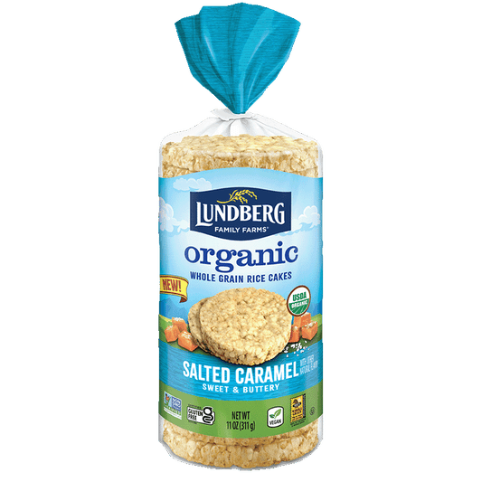 Lundberg - Organic Salted Caramel Rice Cakes, 11 Oz - Pack of 6