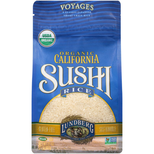 LUNDBERG RICE SUSHI SHORT GRN ORG GF 32 OZ 