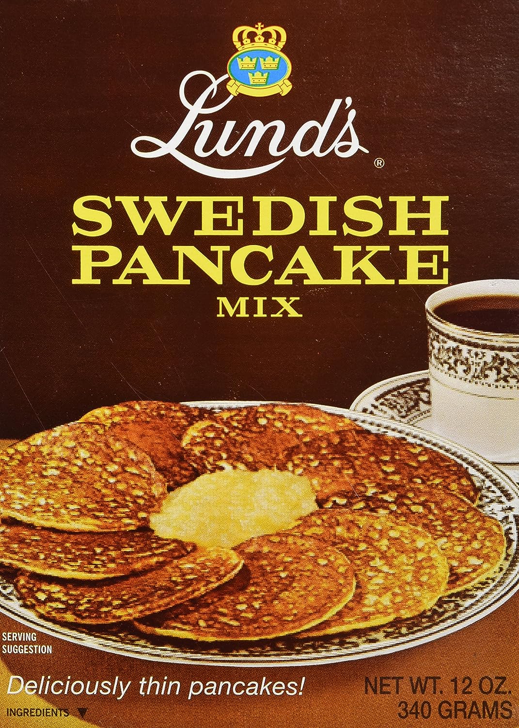 LUNDS MIX PNCAKE SWEDISH 12 OZ - Pack of 12