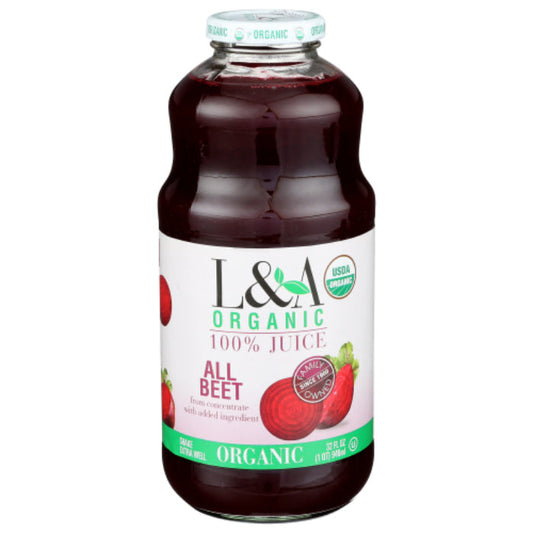 L & A JUICE - ALL BEET ORG 32 OZ - Pack of 6