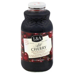 L & A JUICE - ALL BLACK CHERRY 32 FO - Pack of 6