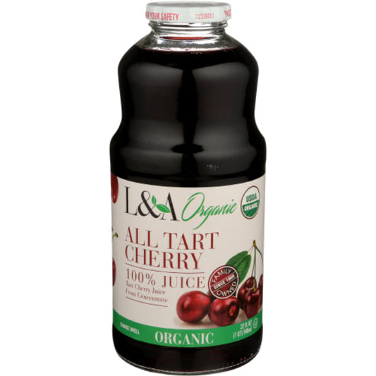 L & A JUICE JUICE ALL TART CHERRY ORG 35 OZ - Pack of 6