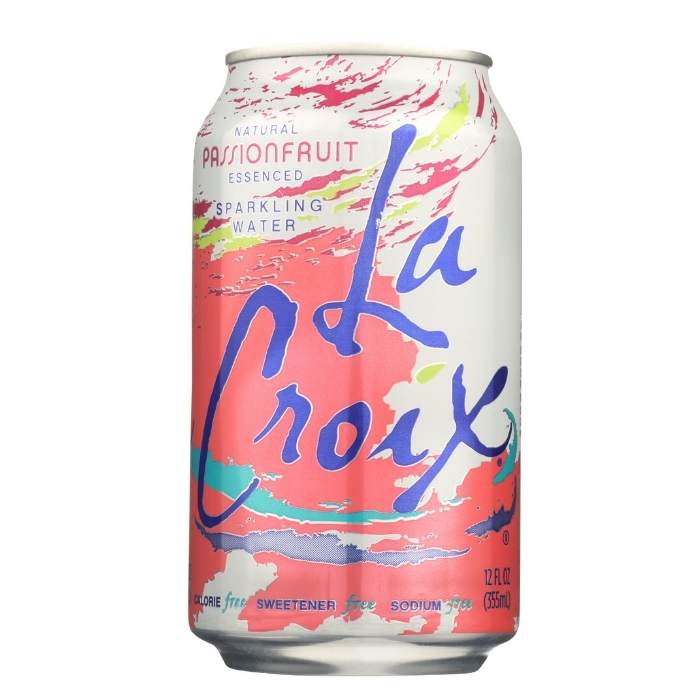 LaCroix - Sparkling Water Passion Fruit, 12 fl oz - front