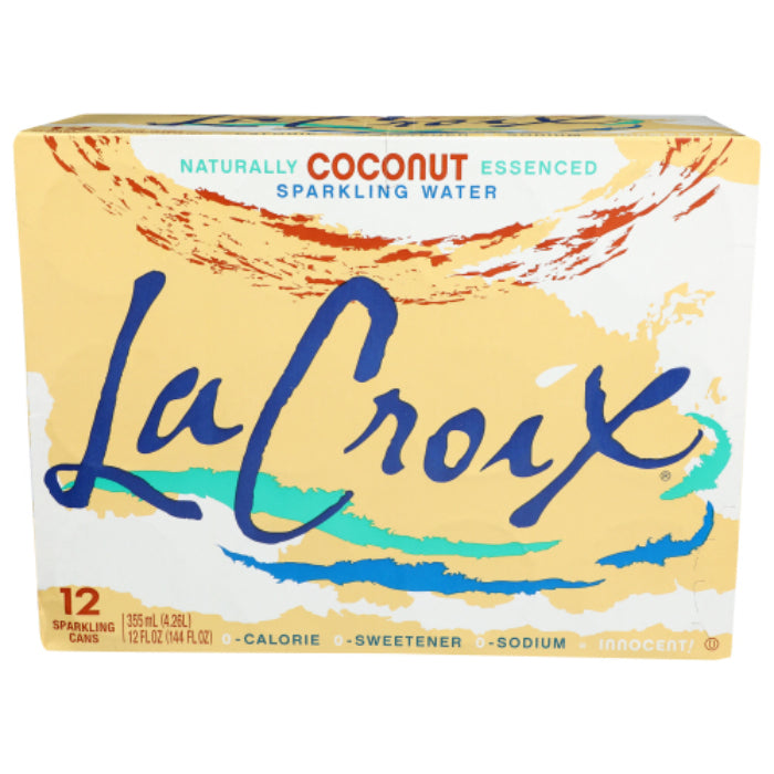 La Croix - Coconut Sparkling Water 12PK, 144 Oz - Pack of 2