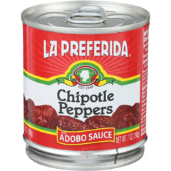 La Preferida - Chipotle Peppers Adobo Sauce, 7 Oz - Pack of 12