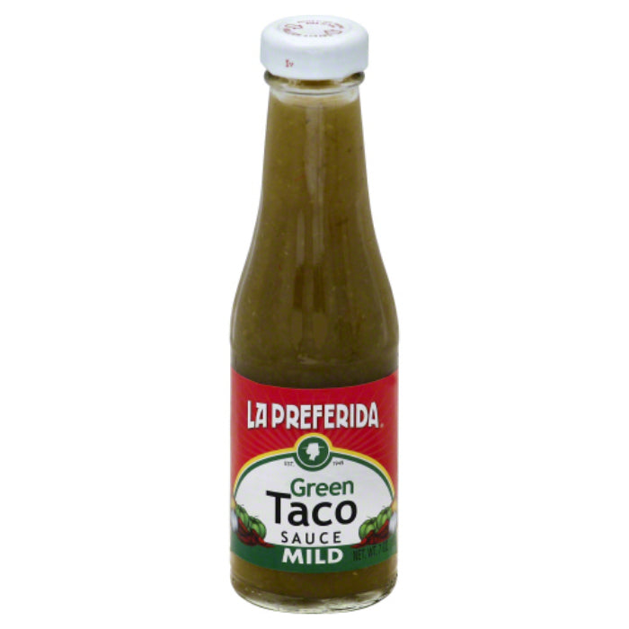 La Preferida - Green Mild Taco Sauce, 7 Oz - Pack of 12