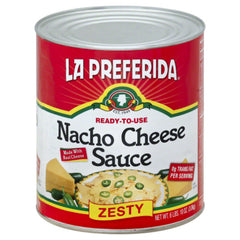 La Preferida - Zesty Nacho Cheese Sauce, 106 Oz - Pack of 6