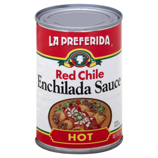 La Preferida - Hot Red Chile Enchilada Sauce, 10 Oz - Pack of 12