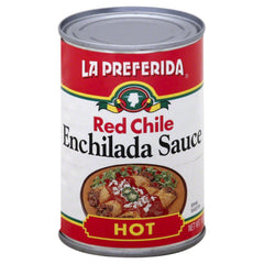 La Preferida - Hot Red Chile Enchilada Sauce, 10 Oz - Pack of 12