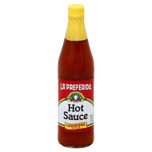 La Preferida - Louisiana Hot Sauce, 6 Oz - Pack of 24