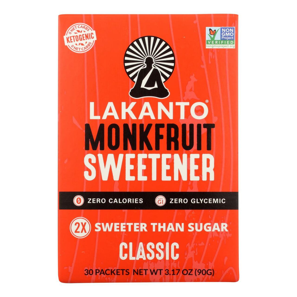 Lakanto - Monkfruit Sweetener Sticks, 3.17oz
 | Pack of 8 - PlantX US