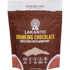 Lakanto, Drinking Chocolate Sweetened with Monk Fruit, 10 oz
 | Pack of 8 - PlantX US