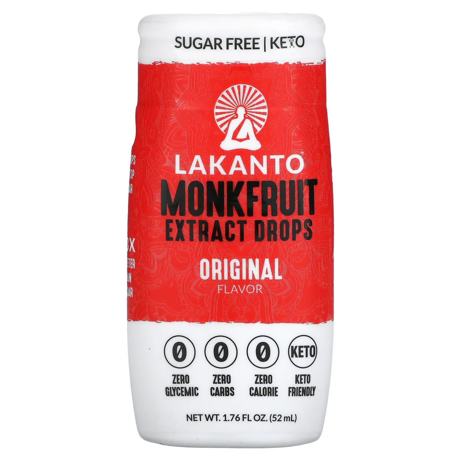 Lakanto, Monkfruit Extract Drops, Original Flavor, 1.76 Oz
 | Pack of 6 - PlantX US