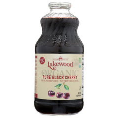 Lakewood - Organic Pure Black Cherry Juice, 32 Oz - Pack Of 6