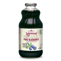 Lakewood - Organic Pure Blueberry Juice, 32 Oz - Pack Of 6