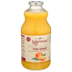 Lakewood - Organic Pure Orange Juice, 32 Oz - Pack Of 6