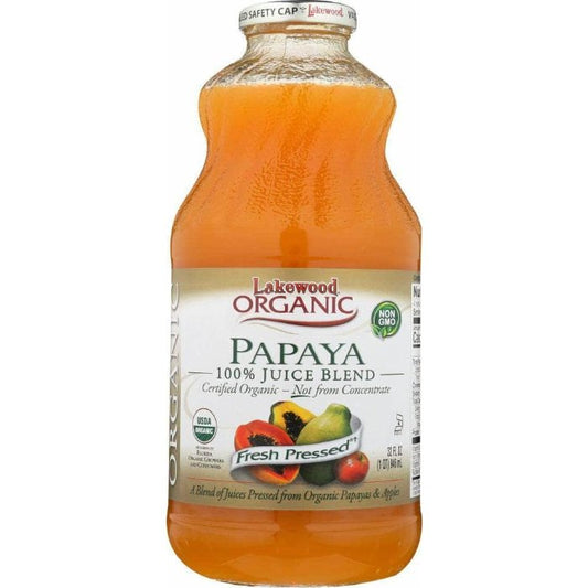 Lakewood - Organic Papaya Juice, 32 Oz - Pack Of 6