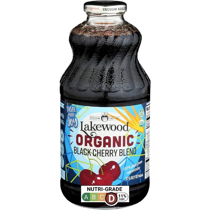 Lakewood Juice Sh Blk Cherry Org 32 Fo - Pack Of 6