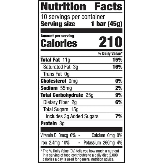 21908509372 - larabar choc chip cookie dough nutrition