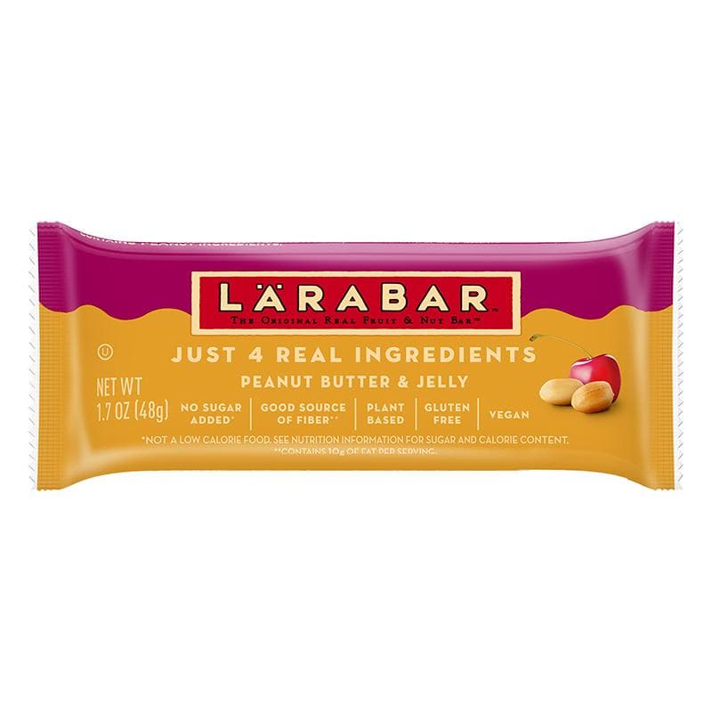 Larabar - Peanut Butter and Jelly Fruit and Nut Bar, 1.7 Oz | Pack of 16