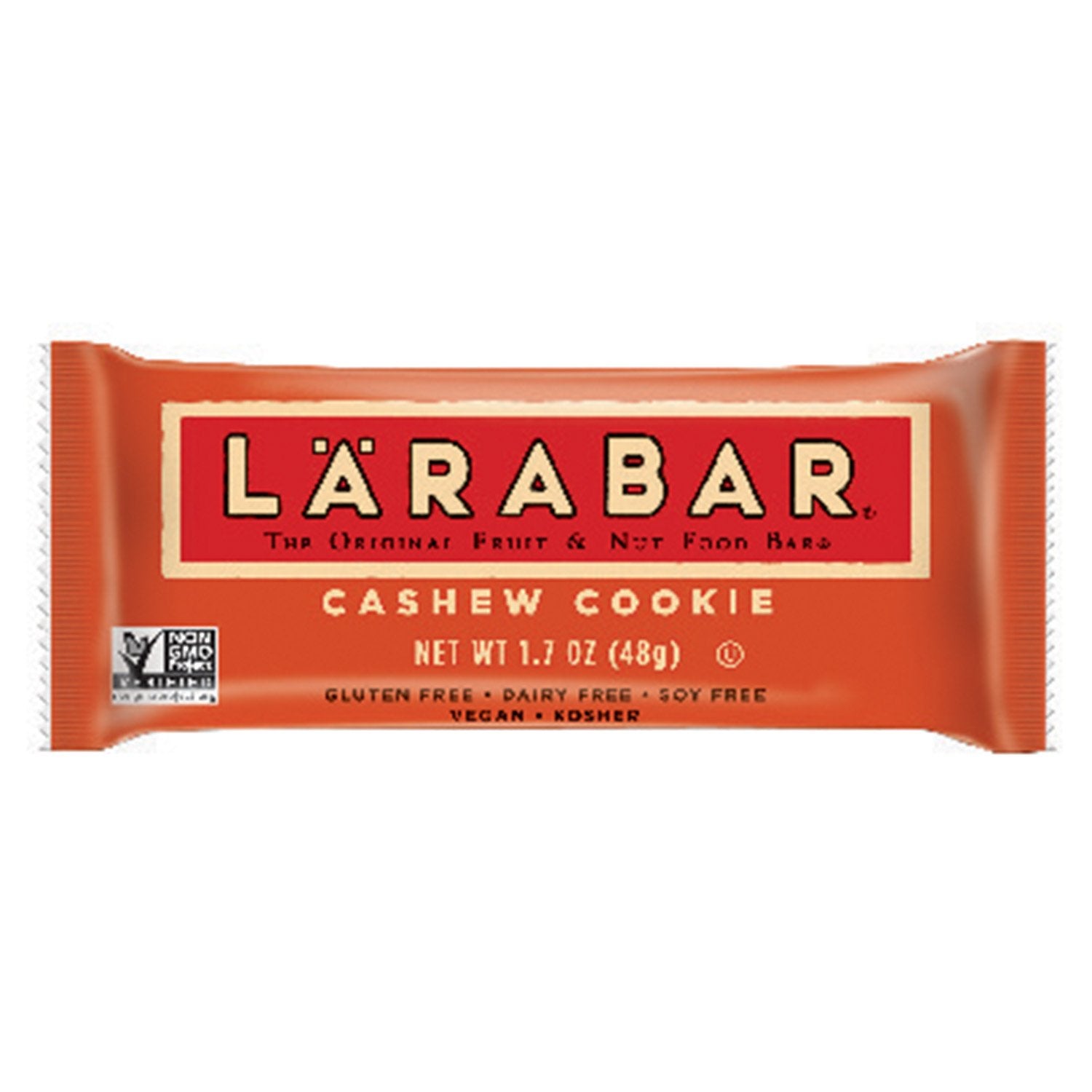 Larabar Energy Bar Cashew Cookie - 1.7 Oz
 | Pack of 16 - PlantX US